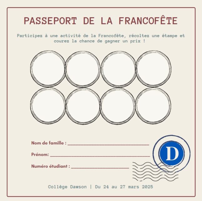 Passeport de la Francofête