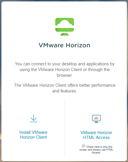 vmware horizon software