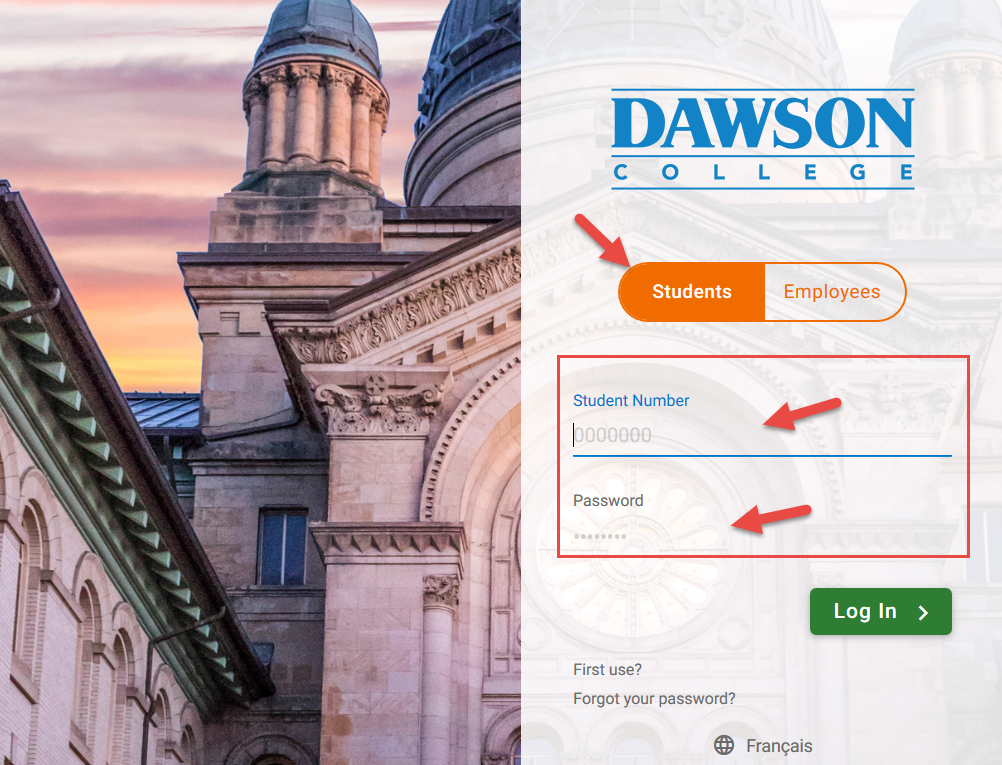 Dawson College moodle login Register dawson email login dawson